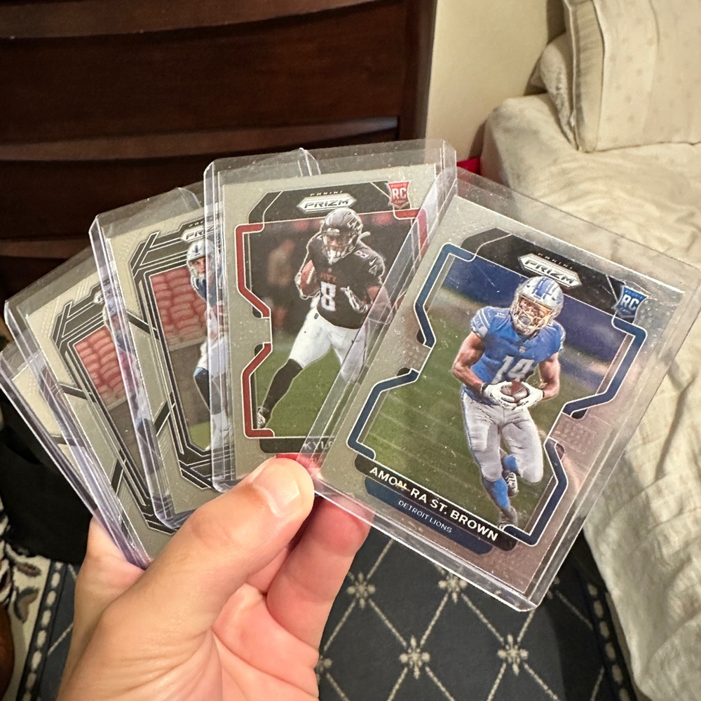 Panini Prizm Football Cards Rookie Set(96 Total Cards With 86 Being Rookies)